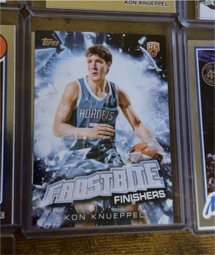 2025-26 Topps Holiday Frostbite Finishers #FF-KK Kon Knueppel — front