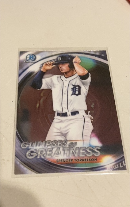 2020 Bowman Chrome Draft Glimpses of Greatness #GOG-ST Spencer Torkelson — front