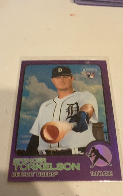 2022 Topps Heritage #531 Spencer Torkelson — front