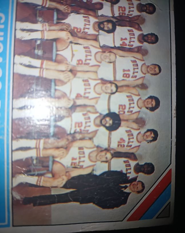 1975-76 Topps #216 Chicago Bulls Team — front