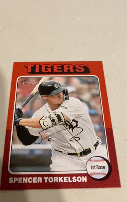 2024 Topps Heritage #438 Spencer Torkelson — front