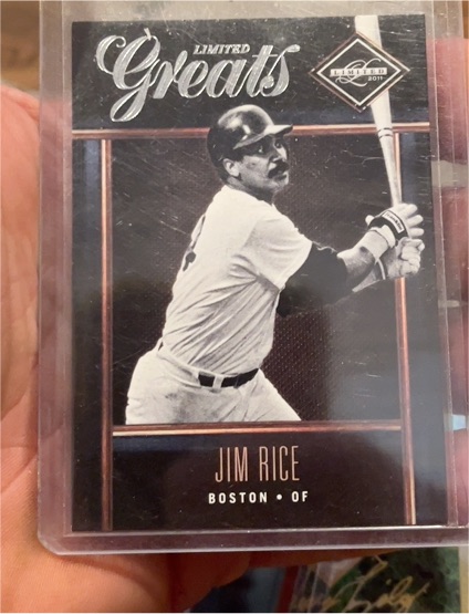 2011 Panini Limited Limited Greats Jim Rice — front