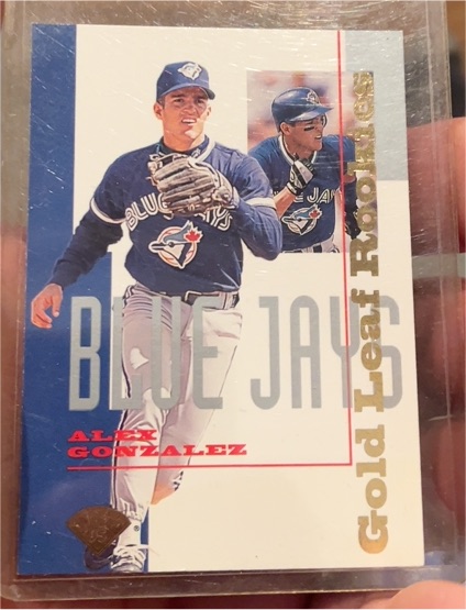 1995 Leaf Gold Leaf Rookies #15 Alex Gonzalez — front