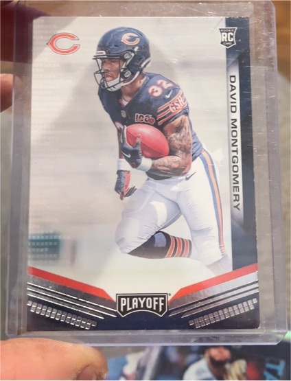 2019 Panini Playoff #224 David Montgomery — front