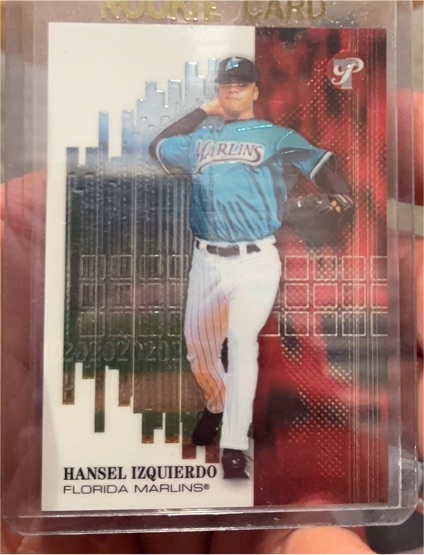2002 Topps Pristine #197 Hansel Izquierdo — front