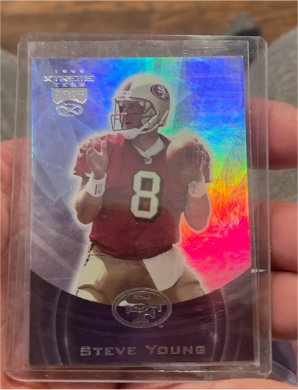 1999 Playoff Absolute EXP Xtreme Team #ET01 Steve Young — front