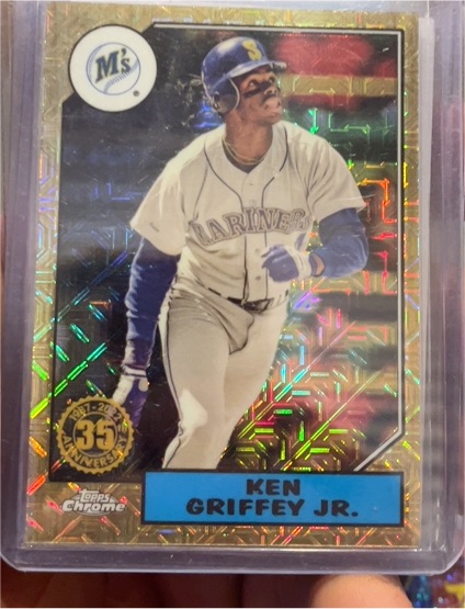 2022 Topps Chrome 35th Anniversary Insert Ken Griffey Jr. — front