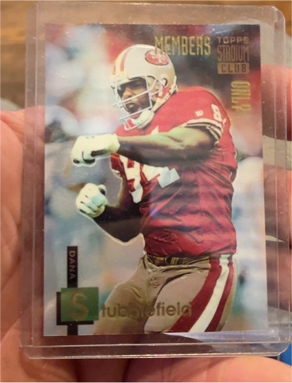 1994 Topps Stadium Club Members Only 50 #49 Dana Stubblefield — front