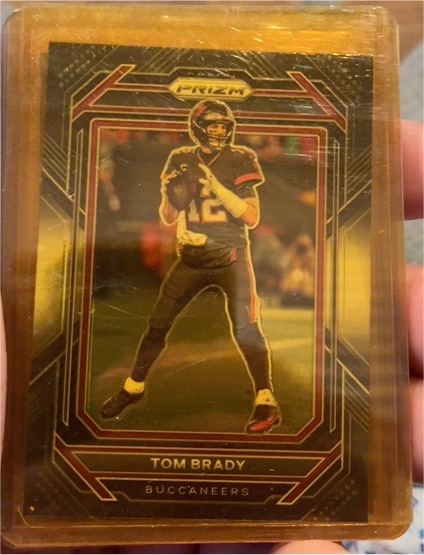 2022 Panini Chronicles Prizm Black #PB-2 Tom Brady — front