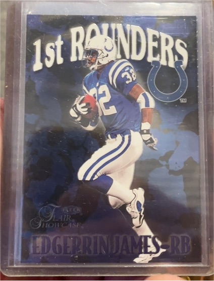 1999 Fleer Flair Showcase 1st Rounders #9FR Edgerrin James — front