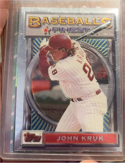 1993 Topps Finest #38 John Kruk — front
