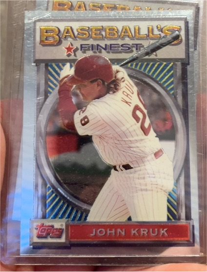 1993 Topps Finest #38 John Kruk — front