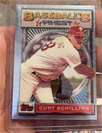 1993 Topps Finest #10 Curt Schilling — front