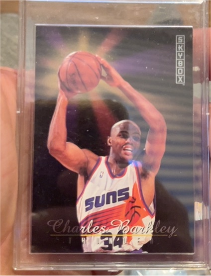 1992-93 SkyBox Thunder and Lightning #TL3 Charles Barkley/Kevin Johnson — front