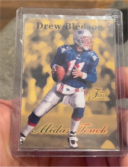 1997 Flair Showcase Midas Touch #6MT Drew Bledsoe — front