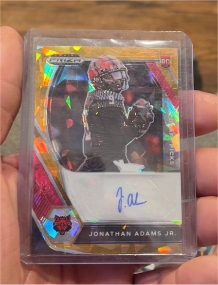 2021 Panini Prizm Draft Picks #DPA-JAD Jonathan Adams Jr. — front
