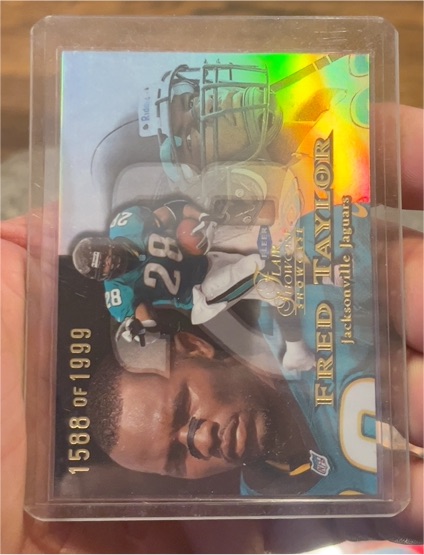 1999 Flair Showcase #1588 Fred Taylor — front