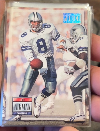 1993 Pro Set Power #8 Troy Aikman — front