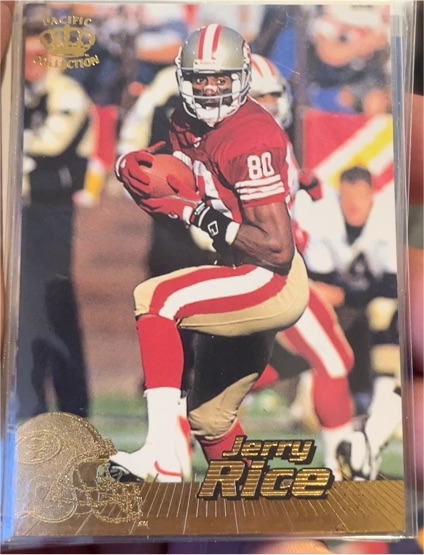 1996 Pacific #378 Jerry Rice — front