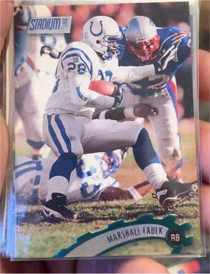 1997 Topps Stadium Club #46 Marshall Faulk — front