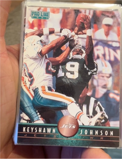 1997 Pro Line #5 Keyshawn Johnson — front