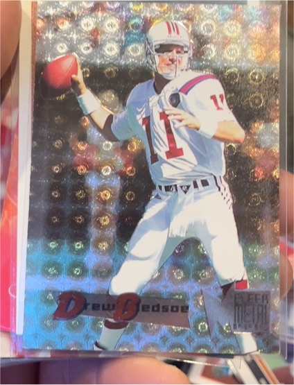 1995 Fleer Metal #111 Drew Bledsoe — front