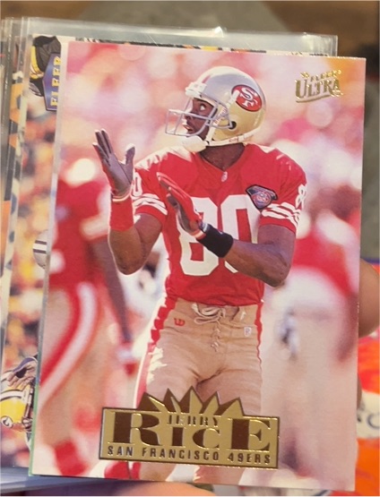 1995 Fleer Ultra #301 Jerry Rice — front