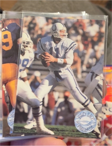 1991 Pro Set Platinum #45 Jeff George — front