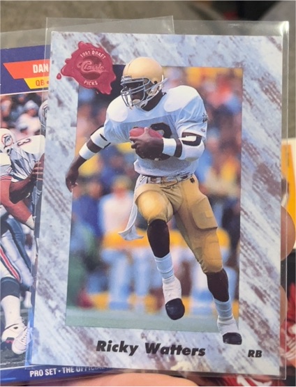 1991 Classic Four Sport #141 Ricky Watters — front