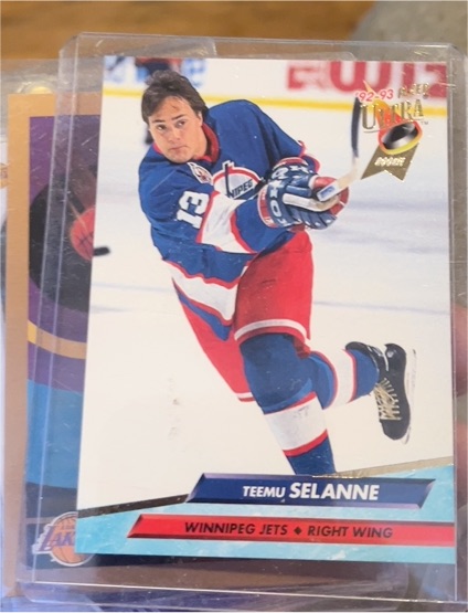 1992-93 Fleer Ultra #92-93 Teemu Selanne — front