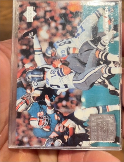 1997 Upper Deck Legends #186 Roger Staubach / Tom Landry — front