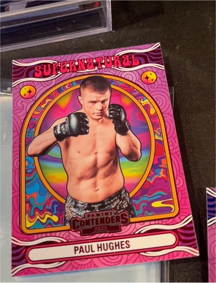 2025 Panini Contenders PFL #9 Paul Hughes Supernatural — front