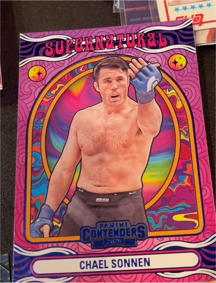 2025 Panini Contenders PFL Supernatural #6 Chael Sonnen — front
