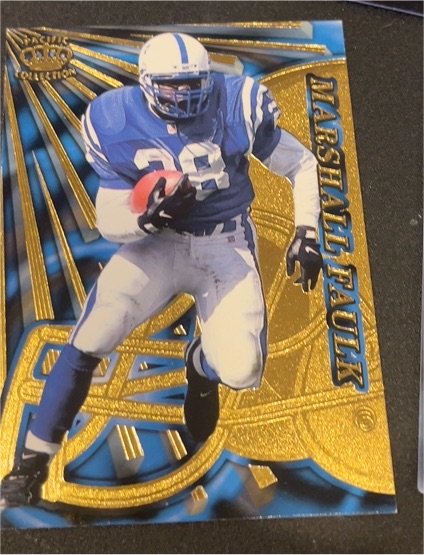 1997 Pacific Dynagon #65 Marshall Faulk — front