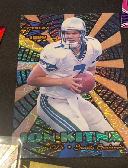 1999 Pacific Prisms #19 Jon Kitna Sunday's Best — front