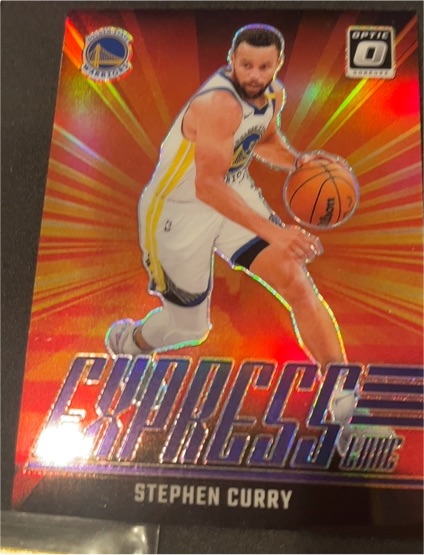 2024-25 Panini Donruss Optic #13 Stephen Curry Express Lane Purple Prizm — front