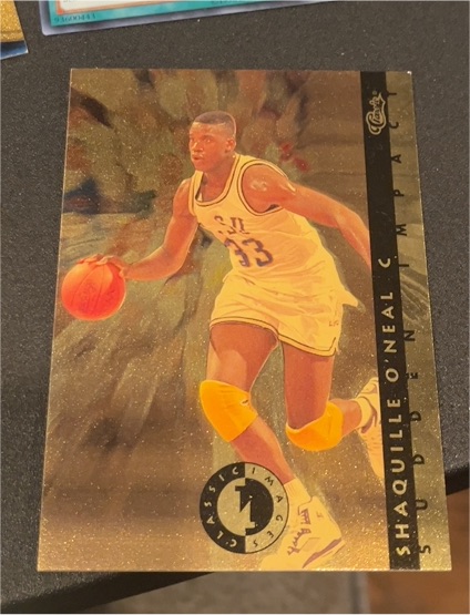 1993 Classic Images Sudden Impact #SI9 Shaquille O'Neal — front
