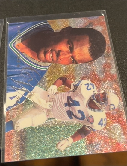 1995 Fleer Flair Preview #28 Chris Warren — front