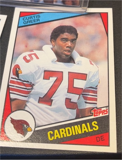 1984 Topps #344 Curtis Greer — front