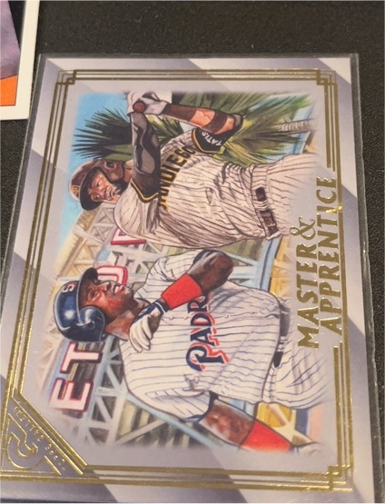 2020 Topps Gallery Master & Apprentice #MA-7 Fernando Tatis Jr./Tony Gwynn — front