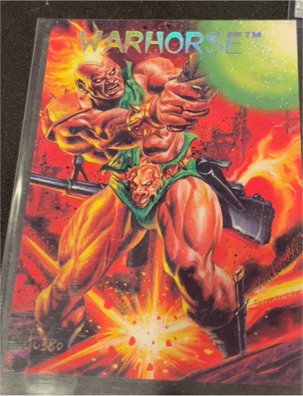 1993 Dynamic The Creator's Universe #NNO3 Warhorse Promo Card — front