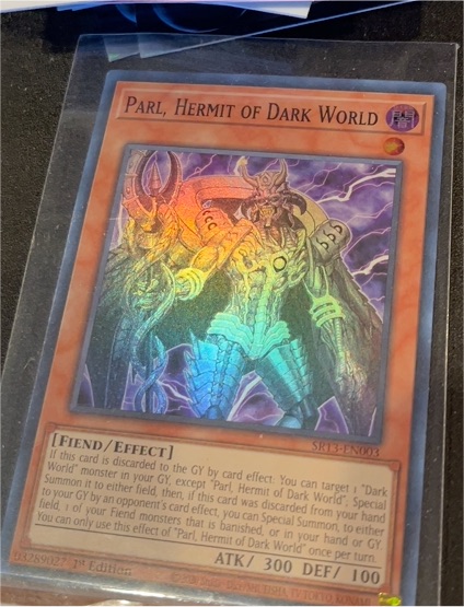 2007 Yu-Gi-Oh! SR03-EN003 Parl, Hermit of Dark World — front