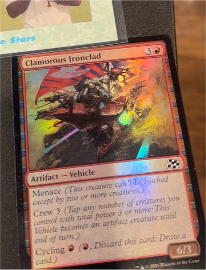 Clamorous Ironclad - Aetherdrift #117 MTG Magic The Gathering — front