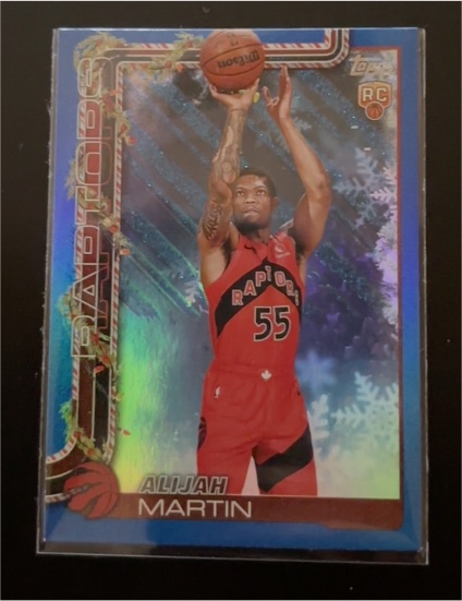 2025-26 Topps Holiday #H199 Alijah Martin — front