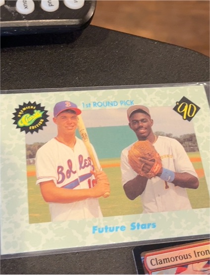 1990 Classic Draft Picks #NNO Chipper Jones / Rondell White — front