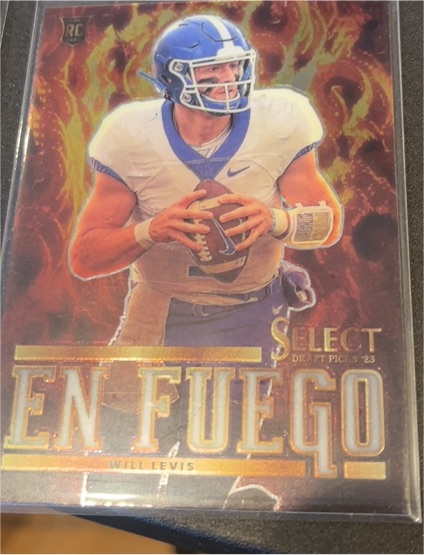 2023 Panini Select Draft Picks En Fuego #EF-WL Will Levis — front
