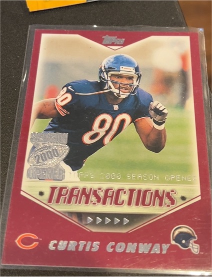 2000 Topps Season Opener Transactions Curtis Conway — front