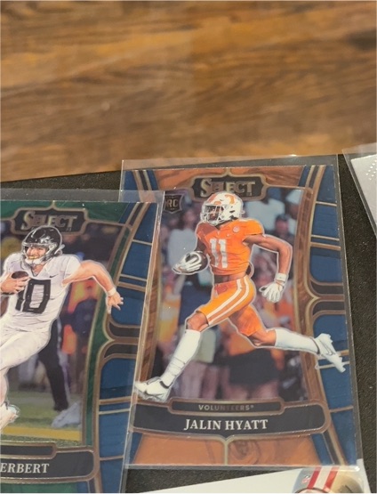 2023 Panini Select Draft Picks #8 Jalin Hyatt — front