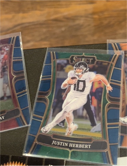 2023 Panini Select Draft Picks #34 Justin Herbert — front