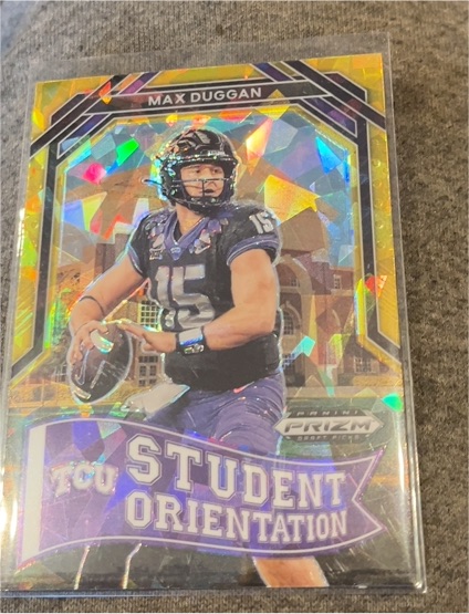 2023 Panini Prizm Draft Picks #SO-8 Max Duggan Student Orientation — front